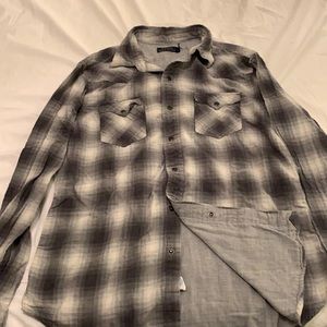 Polo double lined plaid button down